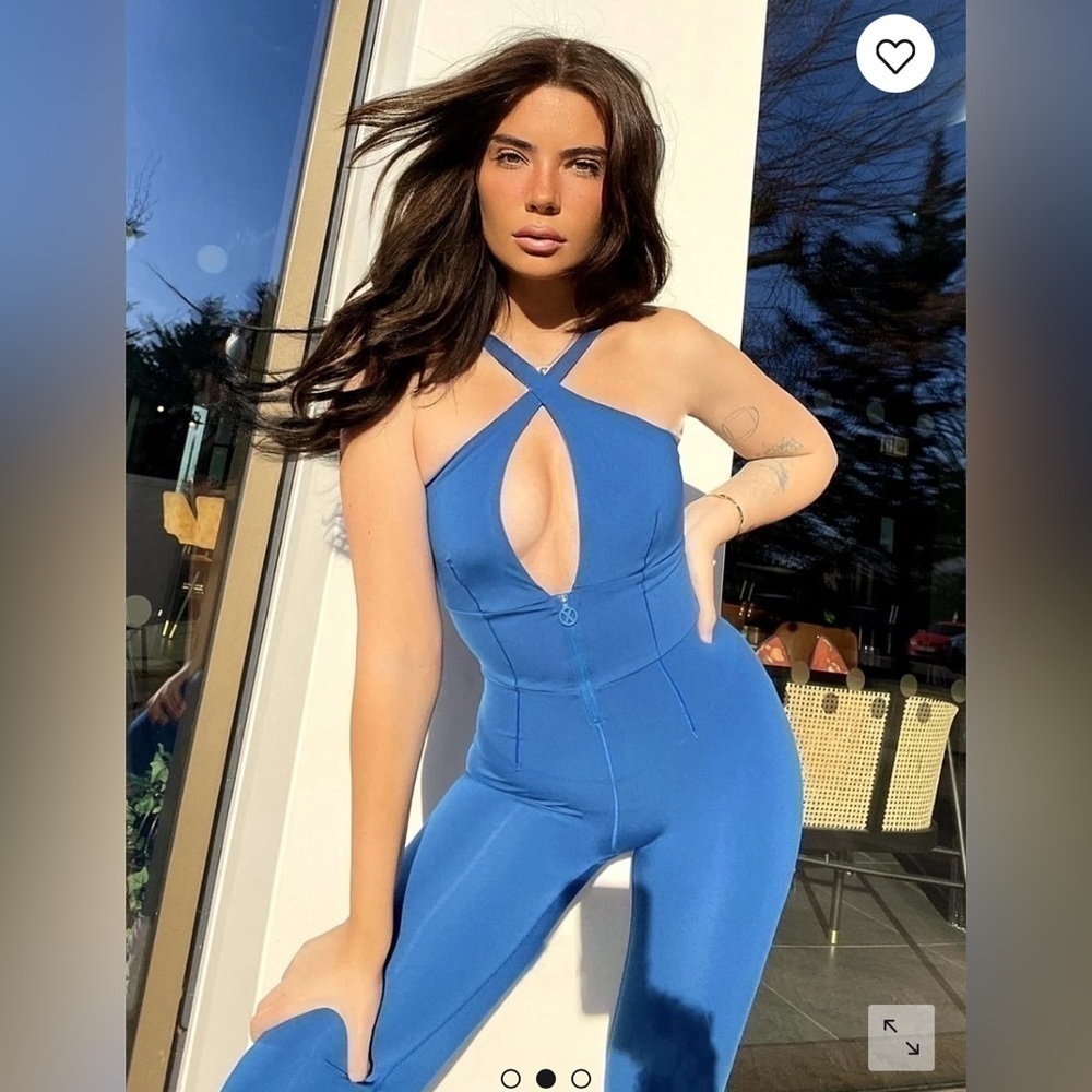 NEW Savage x Fenty blue Hotline Jumpsuit size XS